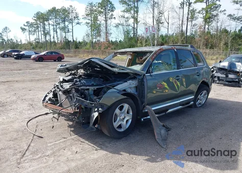 2004 Volkswagen Touareg V6 из США, поврежденный, VIN WVGBC67LX4D012136